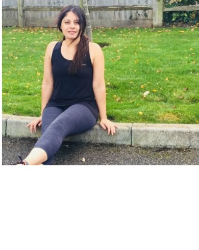 Usha Hared, KAMFIT client